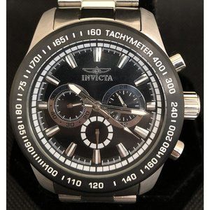 Mens Invicta 21796 Speedway Chronograph Steel Bracelet Watch